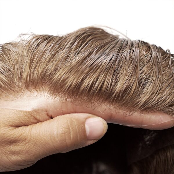 Noah - Thin Skin Hair System – 0.08mm Transparent Poly Skin for a Seamless Look