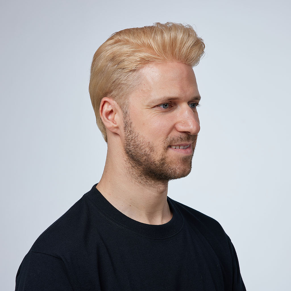 Noah - Thin Skin Hair System – 0.08mm Transparent Poly Skin for a Seamless Look