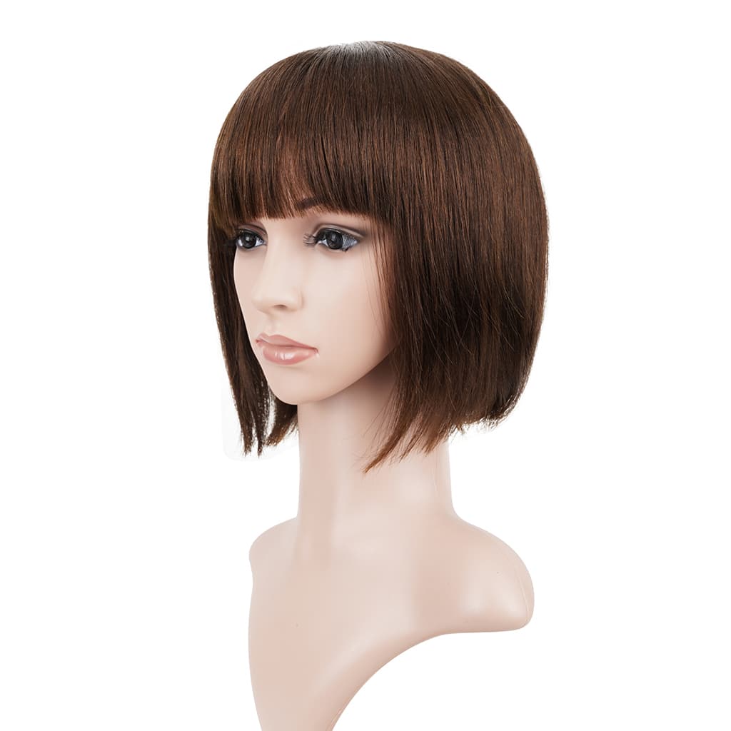 Sheila: Black Blonde Bob Wig With Bangs