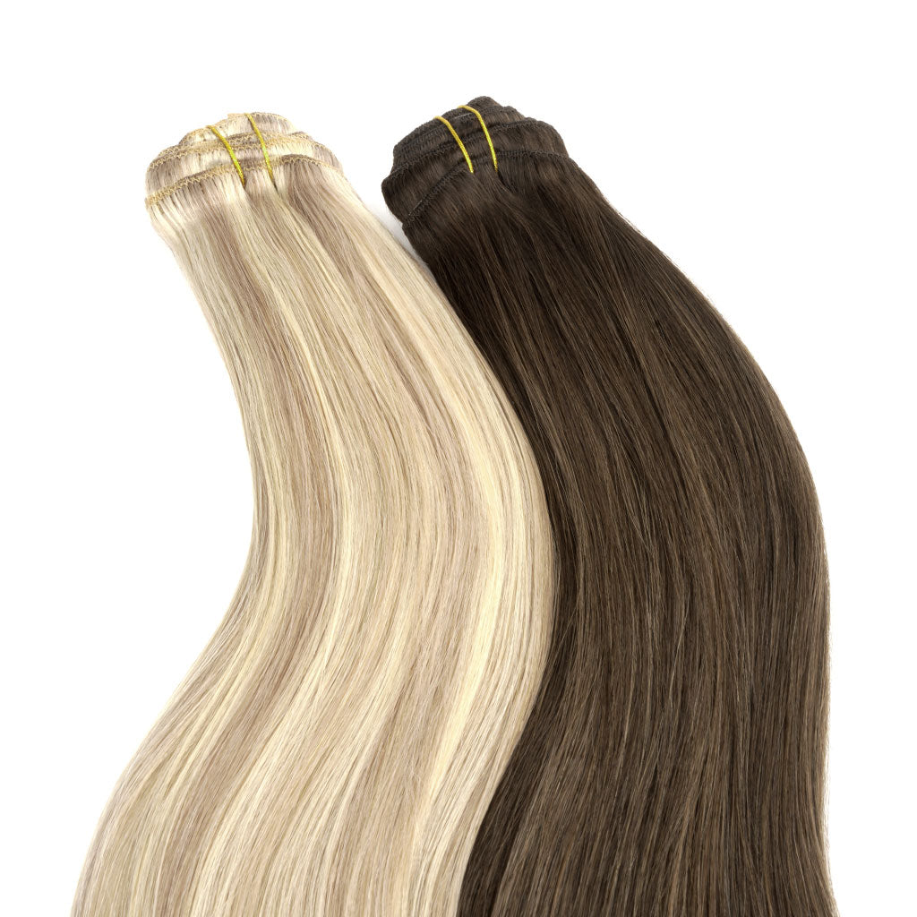 Impulz Clip-In Full Set Hair Extensions – Remy Human Hair, Seamless Volume & Length