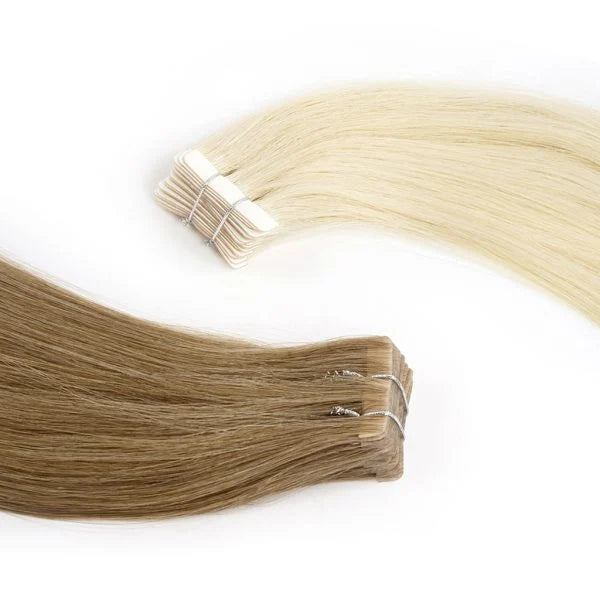 Impulz - Injected Tape-In Hair Extensions –  Full Cuticle Remy Human Hair, Seamless Application