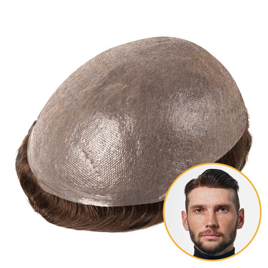 Levi 0.06mm Thin Skin Toupee – Premium Quality with 90% Density