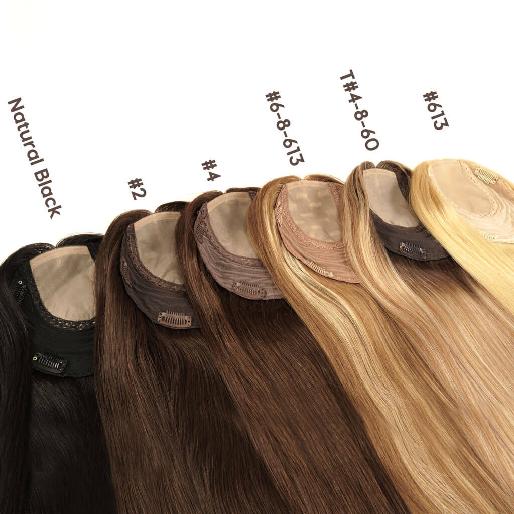 Gabby Silk Top Hair Toppers for Women – Premium Virgin Remy Hair