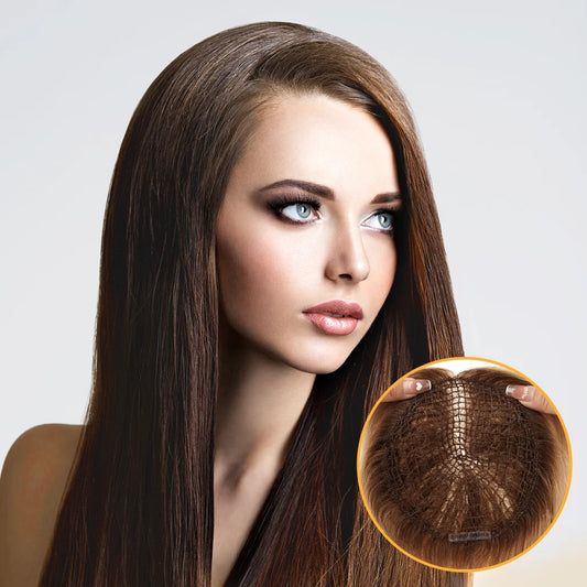 Elizabeth - 6x6.5: Mesh Hair Integration Toppers for Women with Thinning Hair