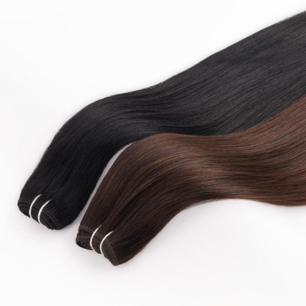 Impulz Weft Hair Extensions –  Full Cuticle Remy Hair, Double Drawn, Luxurious Volume