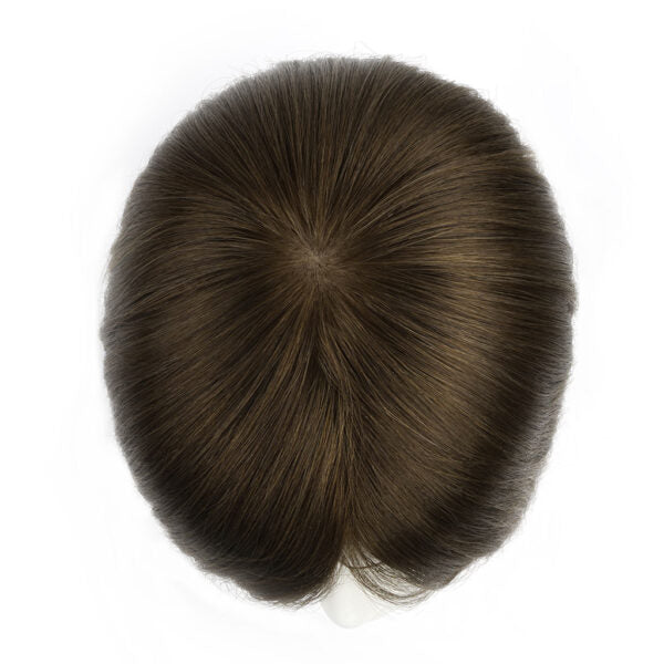 Gladys Remy Human Hair Silk Topper with Natural Hairline